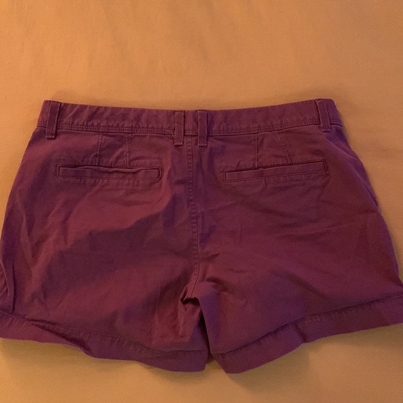 old navy purple khaki shorts size 12 - Picture 3 of 3